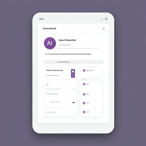 UI mockup of a step overview screen
